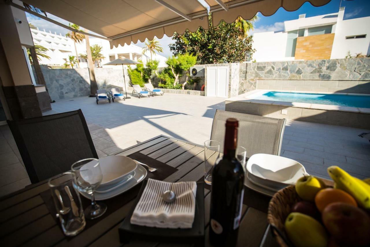 Villa Jandia Modern New Apartment Morro Jable Private Heated Pool Big Terrace And Parking 외부 사진