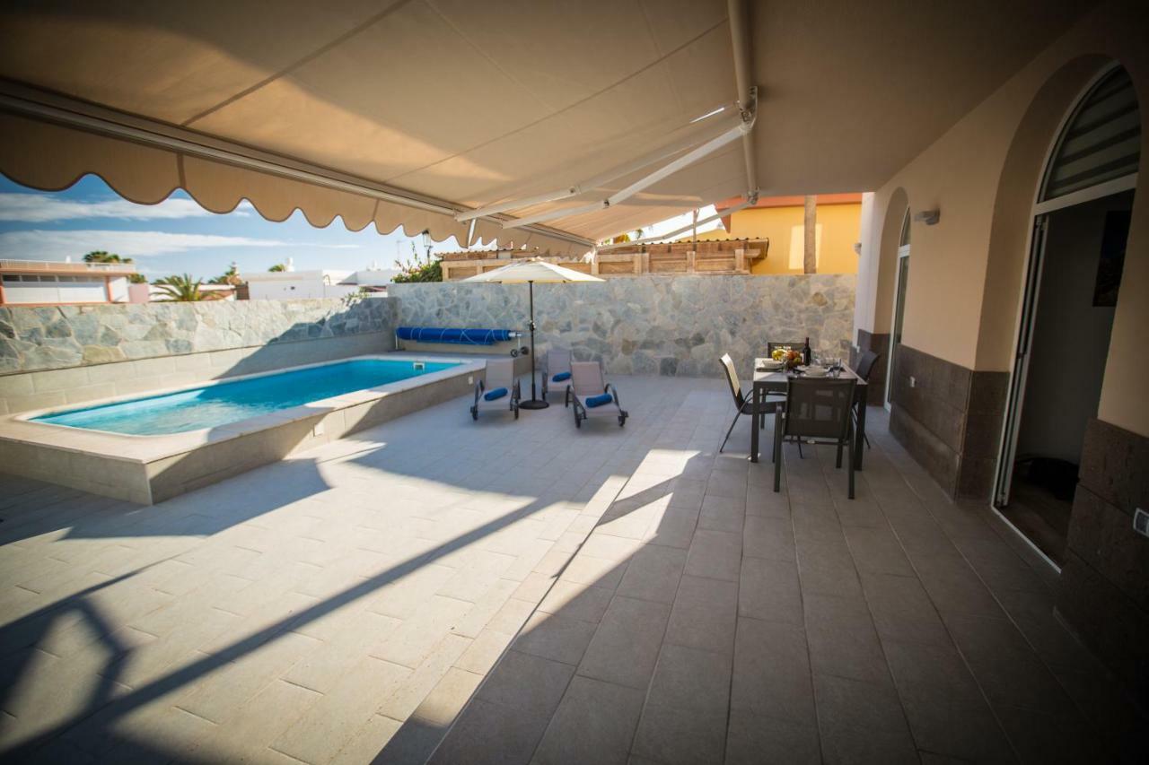 Villa Jandia Modern New Apartment Morro Jable Private Heated Pool Big Terrace And Parking 외부 사진